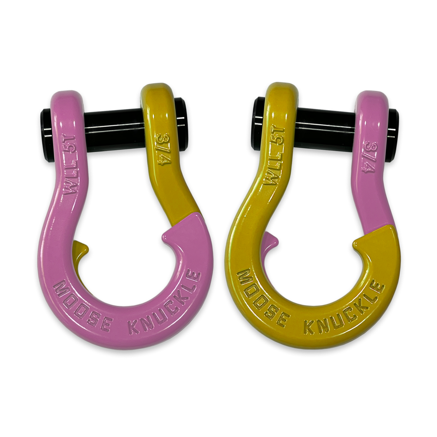 Jowl Recovery Split Shackle 3/4 Pretty Pink Moose Knuckle Offroad