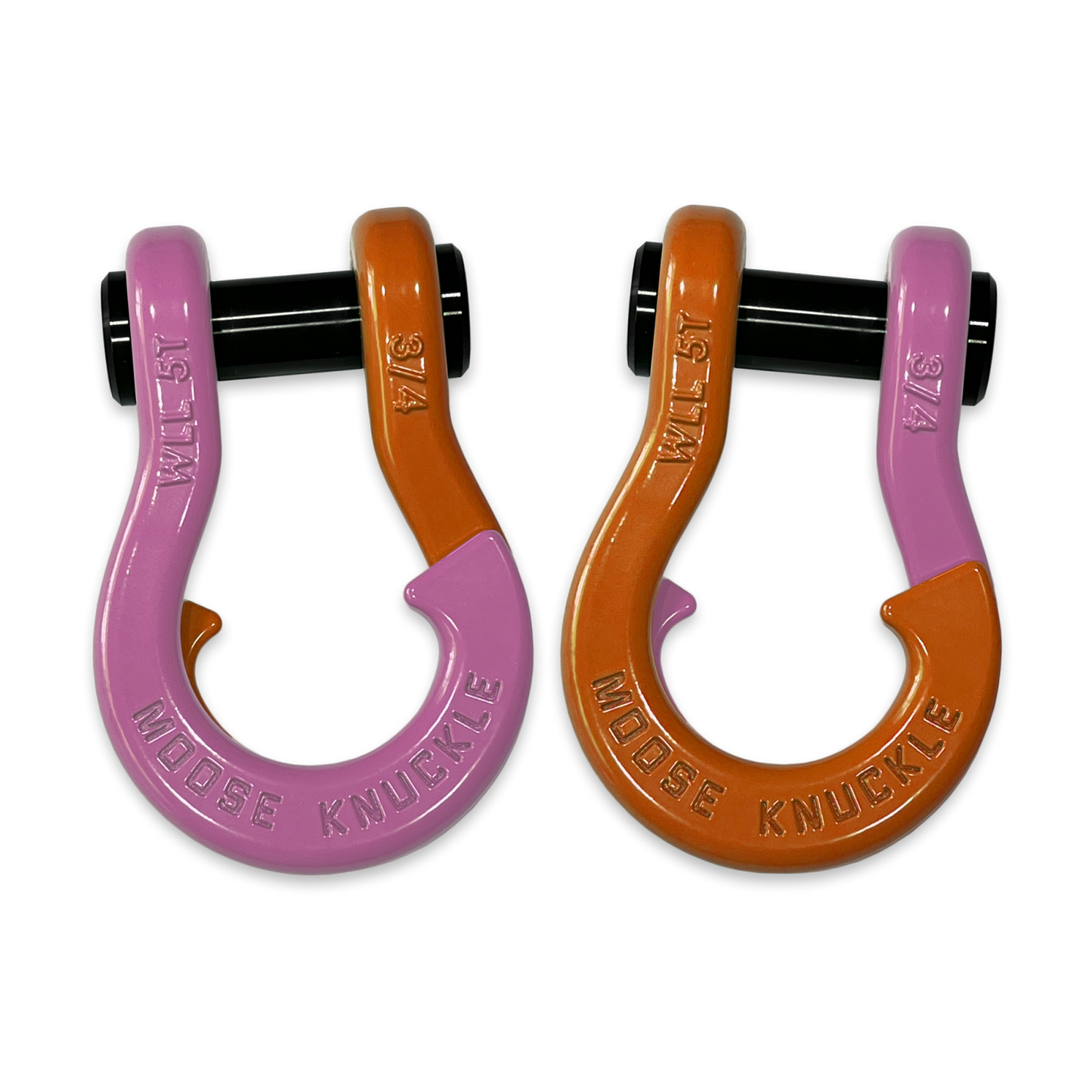 Jowl Recovery Split Shackle 3/4 Pretty Pink Moose Knuckle Offroad