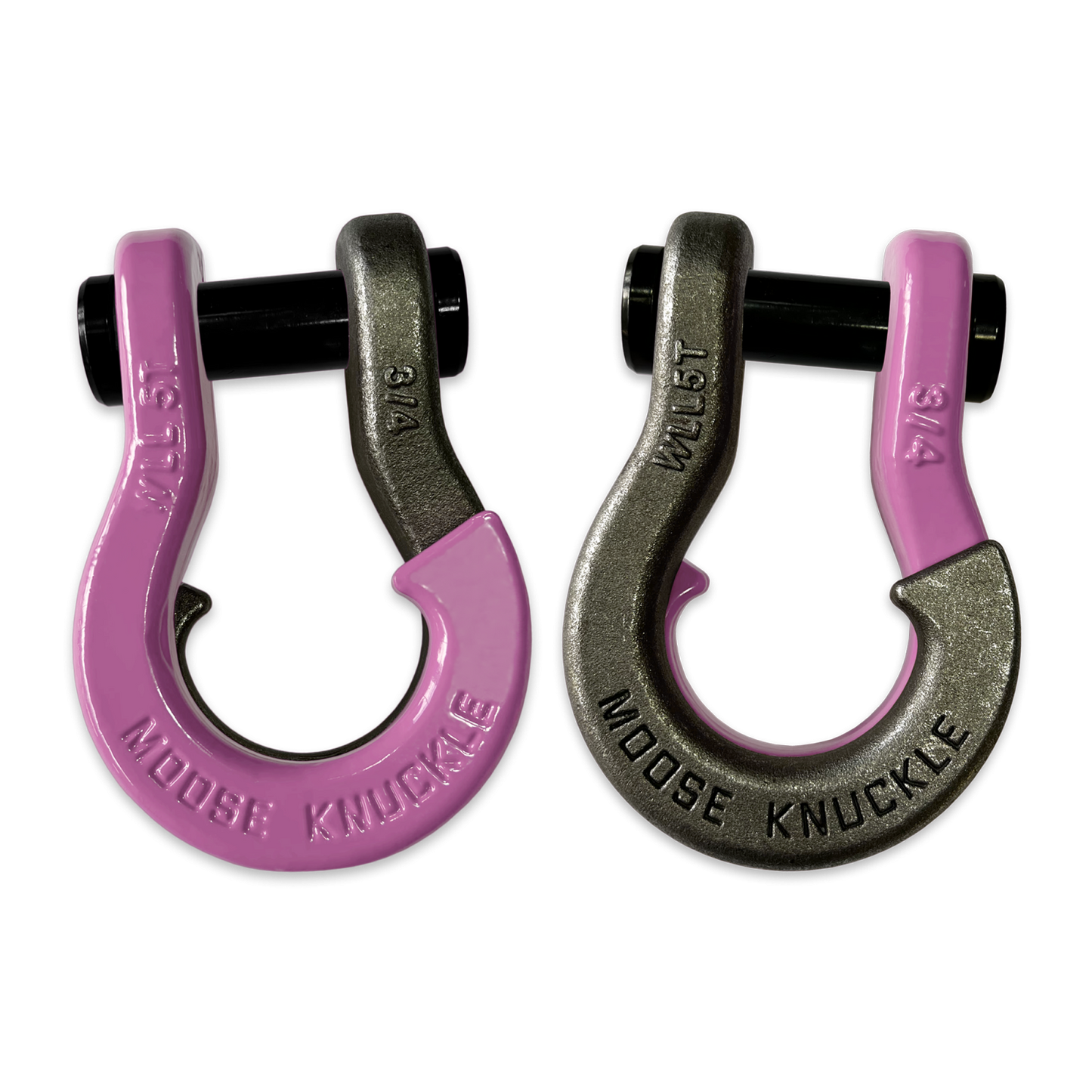 Jowl Recovery Split Shackle 3/4 Pretty Pink Moose Knuckle Offroad