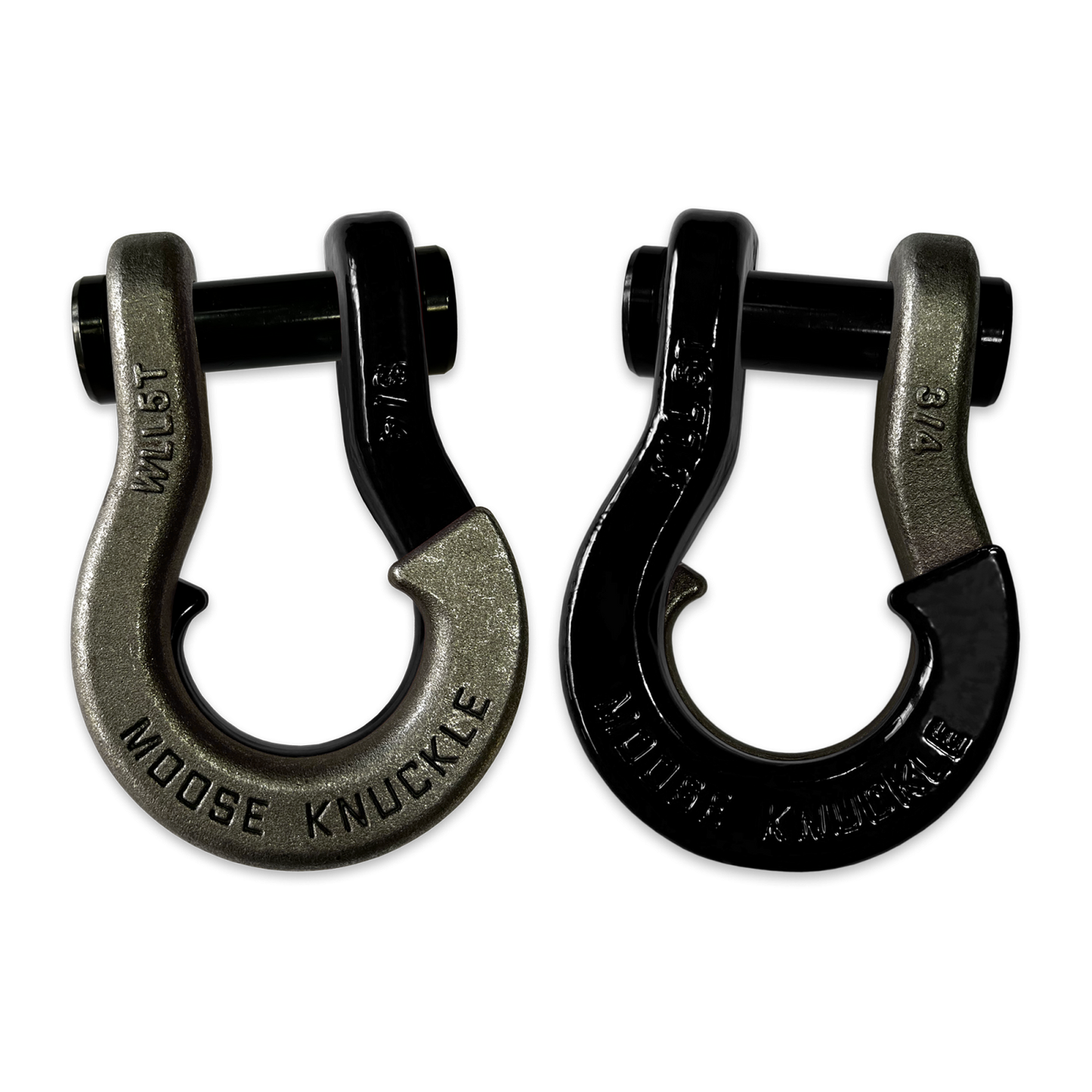 Jowl Recovery Split Shackle 3/4 Raw Dog Moose Knuckle Offroad