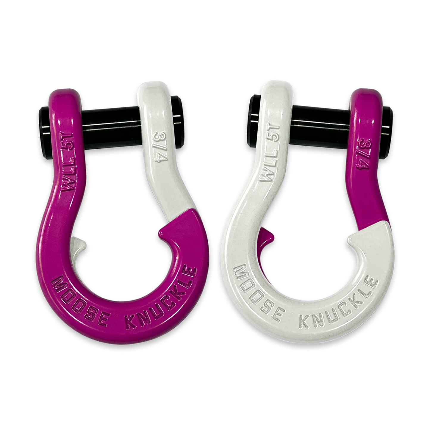 Jowl Recovery Split Shackle 3/4 Pogo Pink Moose Knuckle Offroad