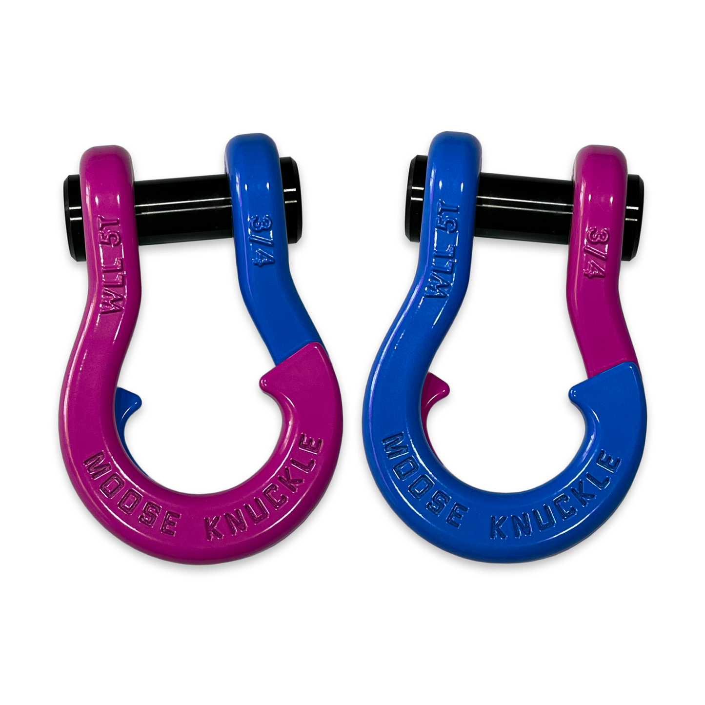Jowl Recovery Split Shackle 3/4 Pogo Pink Moose Knuckle Offroad