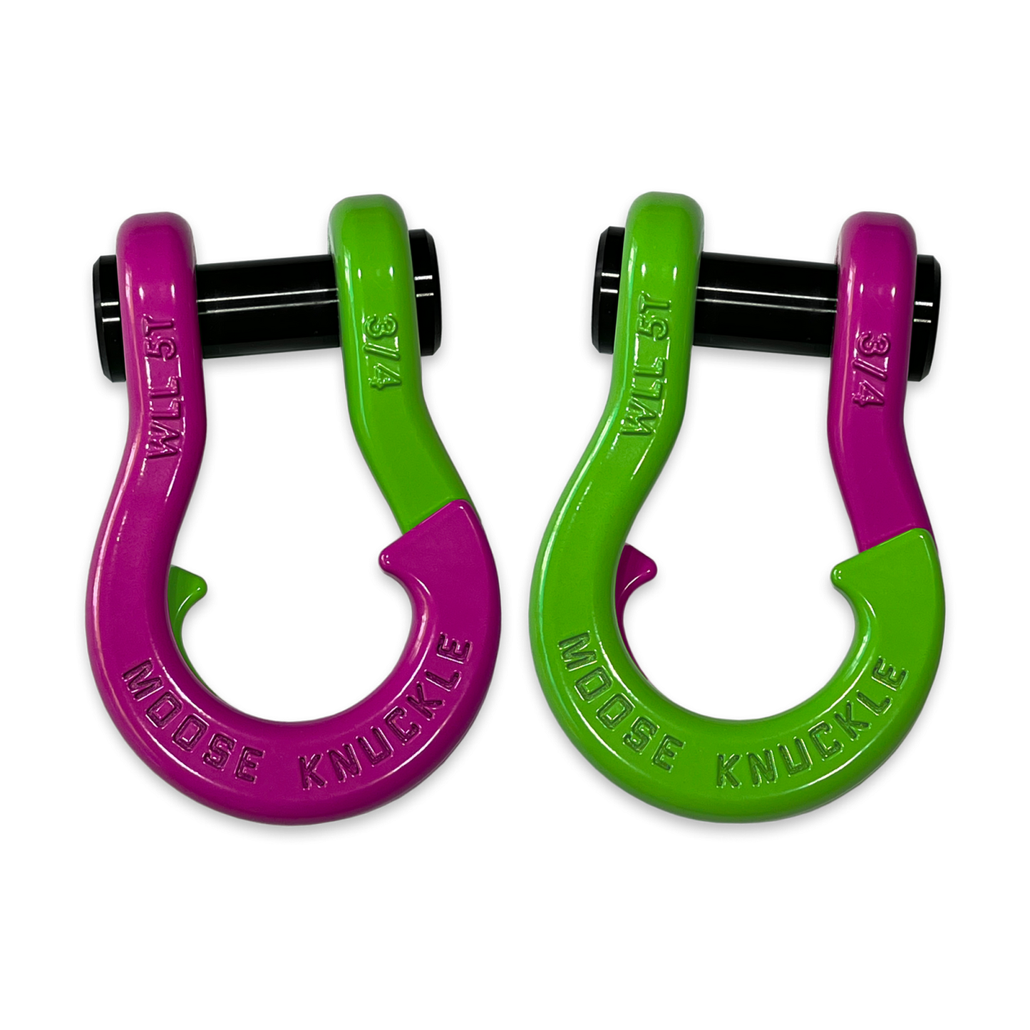 Jowl Recovery Split Shackle 3/4 Pogo Pink Moose Knuckle Offroad