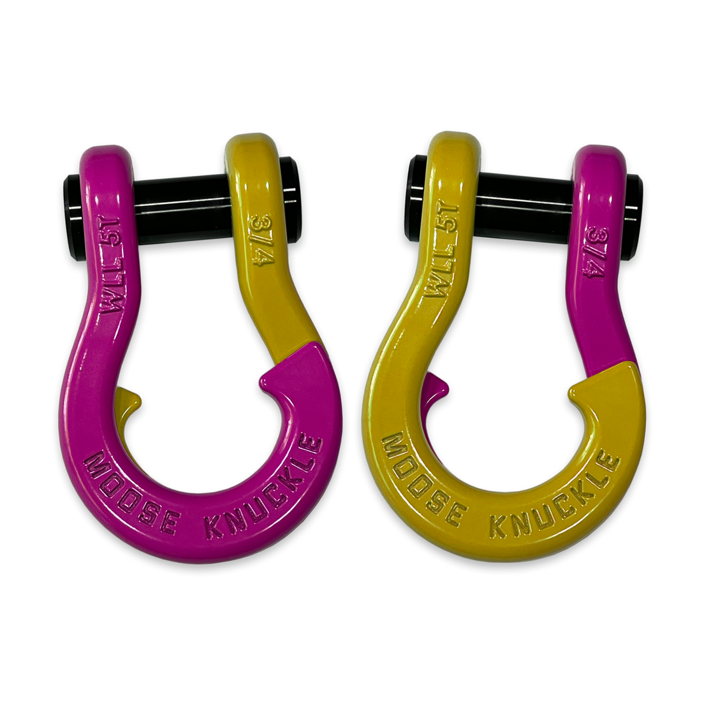 Jowl Recovery Split Shackle 3/4 Pogo Pink Moose Knuckle Offroad