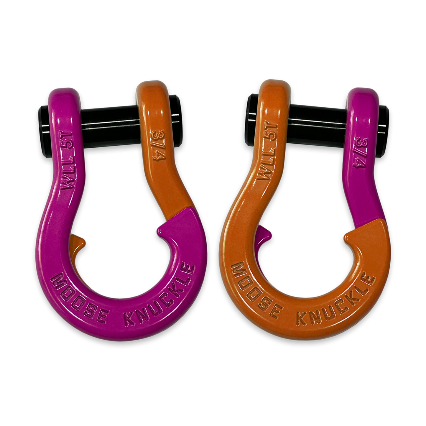 Jowl Recovery Split Shackle 3/4 Pogo Pink Moose Knuckle Offroad
