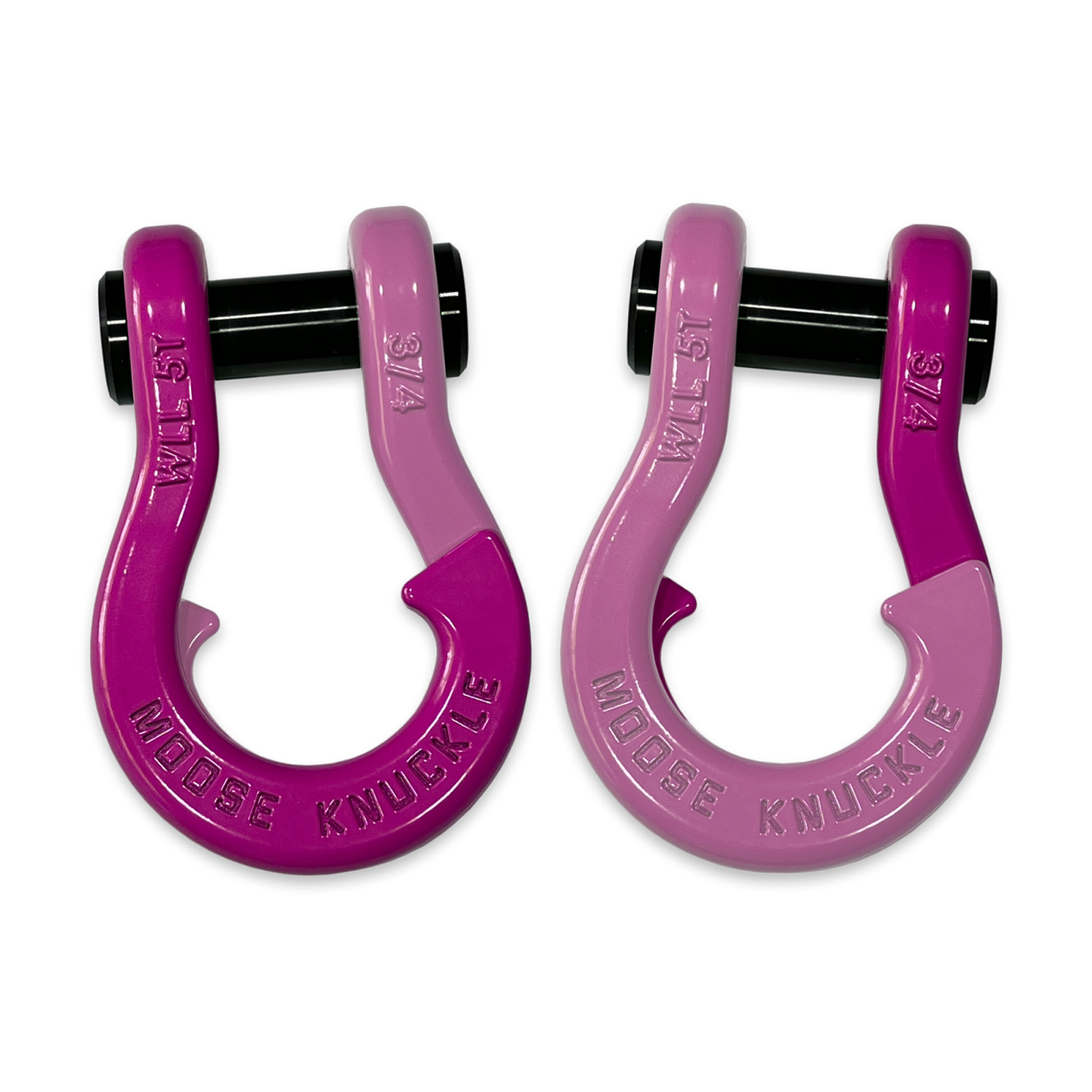 Jowl Recovery Split Shackle 3/4 Pogo Pink Moose Knuckle Offroad