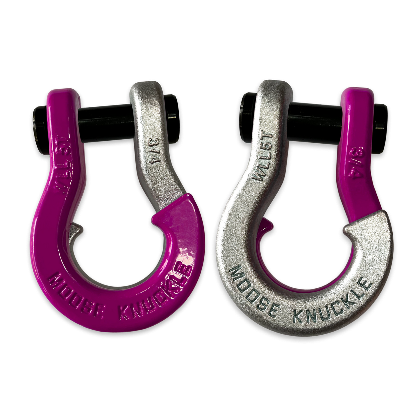 Jowl Recovery Split Shackle 3/4 Pogo Pink Moose Knuckle Offroad