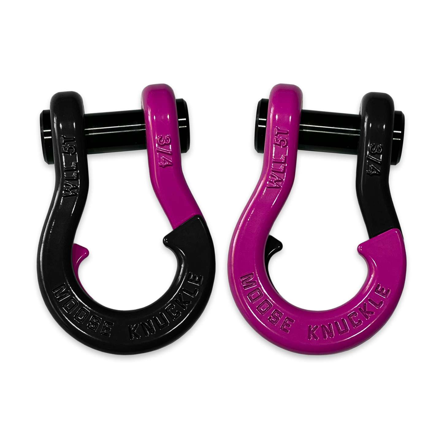 Jowl Recovery Split Shackle 3/4 Black Hole Moose Knuckle Offroad