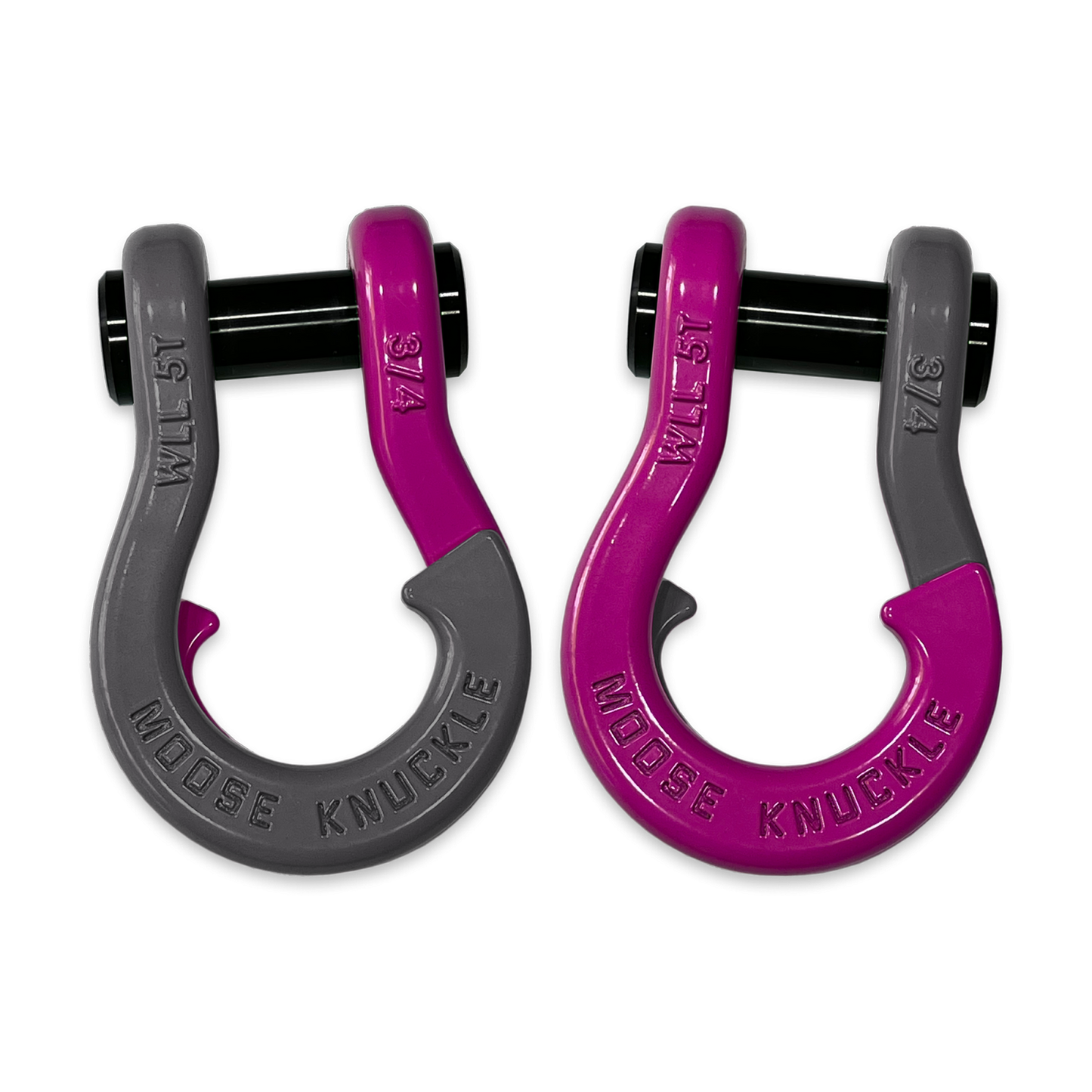 Jowl Recovery Split Shackle 3/4 Gun Gray Moose Knuckle Offroad