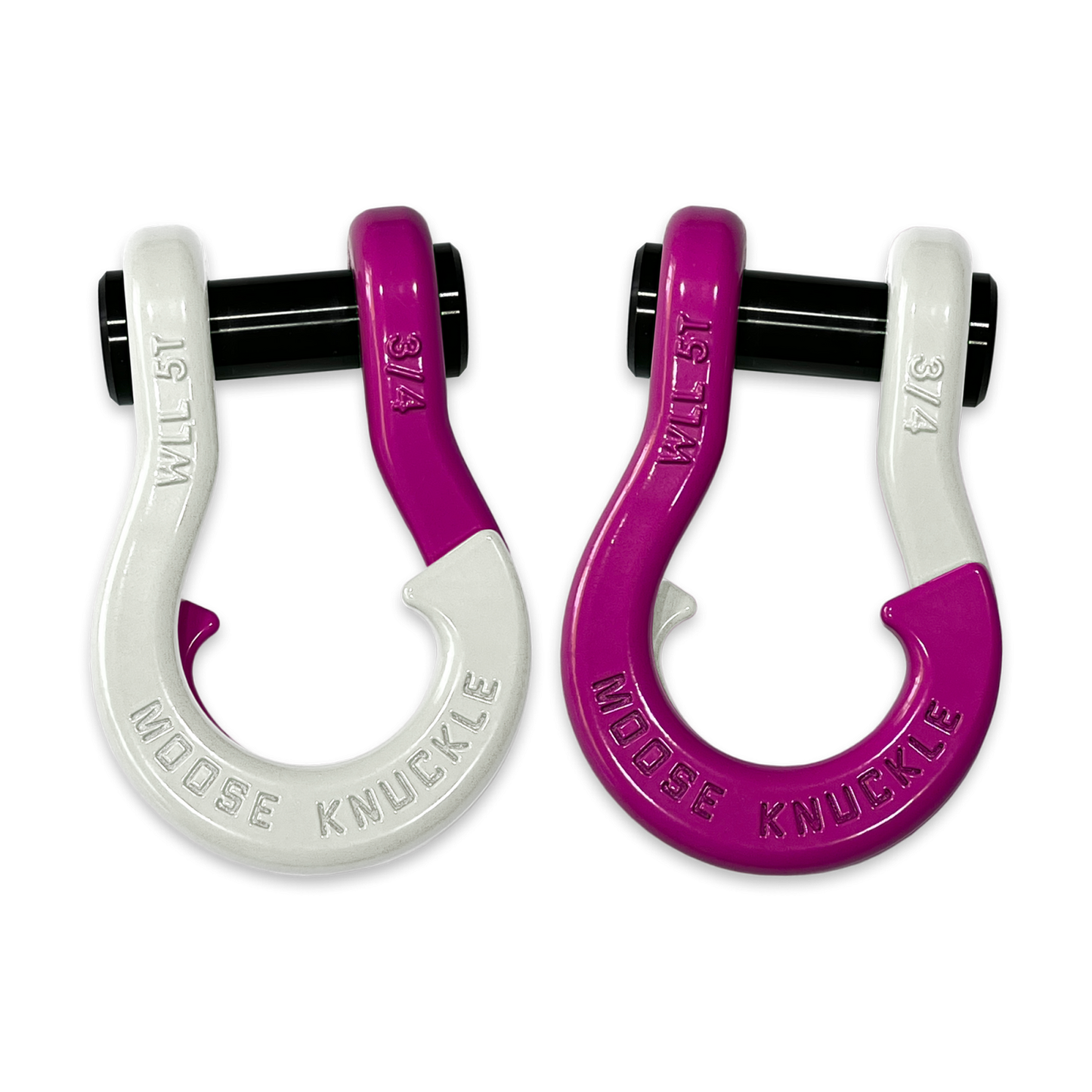 Jowl Recovery Split Shackle 3/4 Pure White Moose Knuckle Offroad