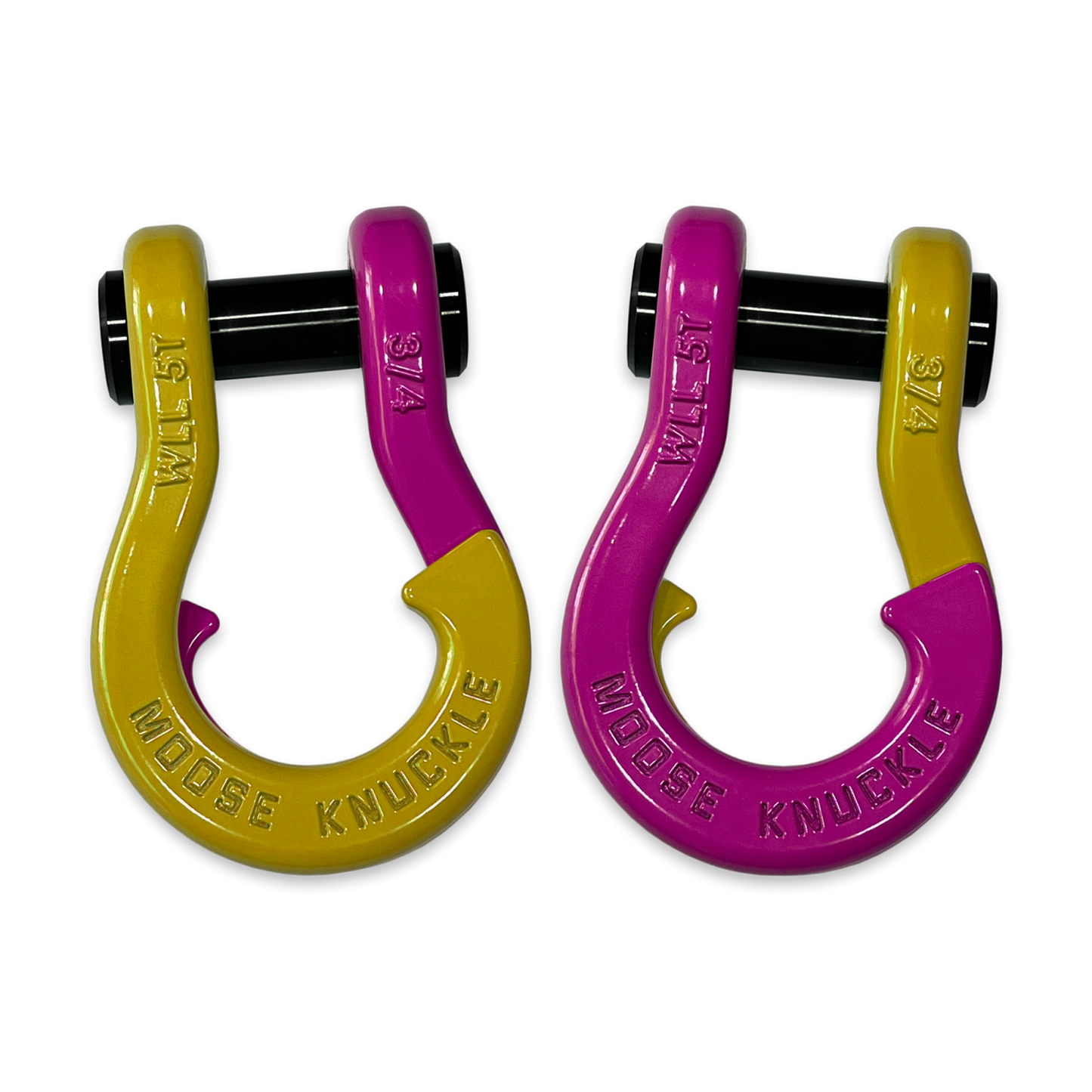 Jowl Recovery Split Shackle 3/4 Detonator Yellow Moose Knuckle Offroad