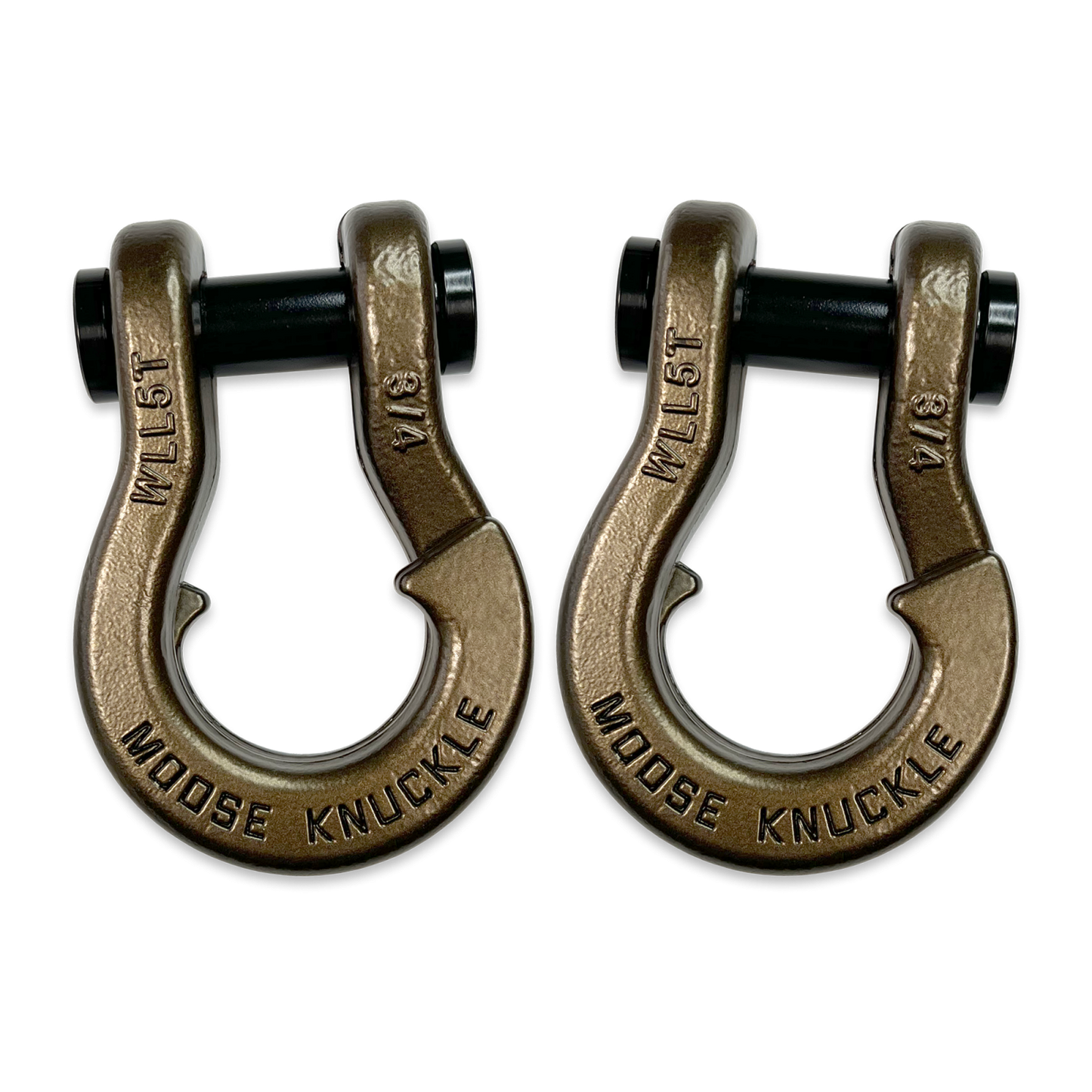 Jowl Recovery Split Shackle 3/4 Buff Bronze Moose Knuckle Offroad
