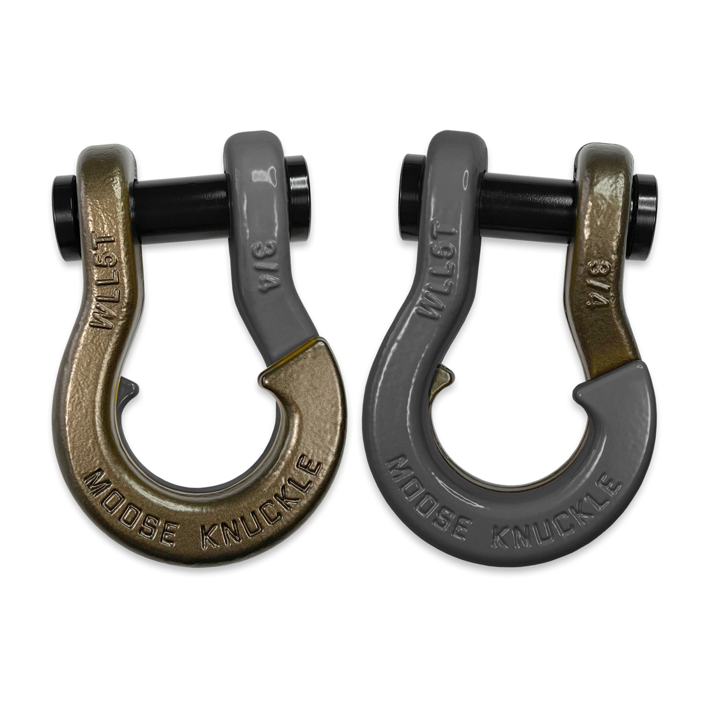 Jowl Recovery Split Shackle 3/4 Buff Bronze Moose Knuckle Offroad