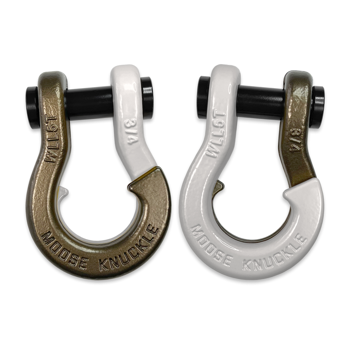 Jowl Recovery Split Shackle 3/4 Buff Bronze Moose Knuckle Offroad