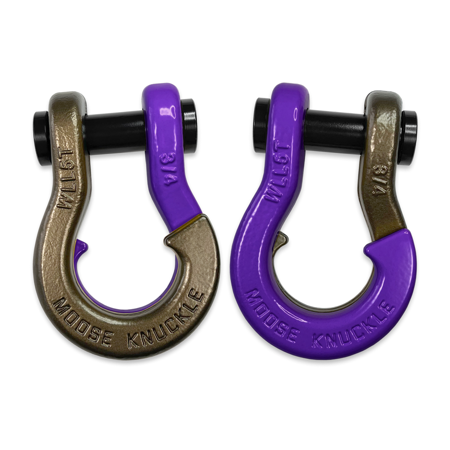 Jowl Recovery Split Shackle 3/4 Buff Bronze Moose Knuckle Offroad