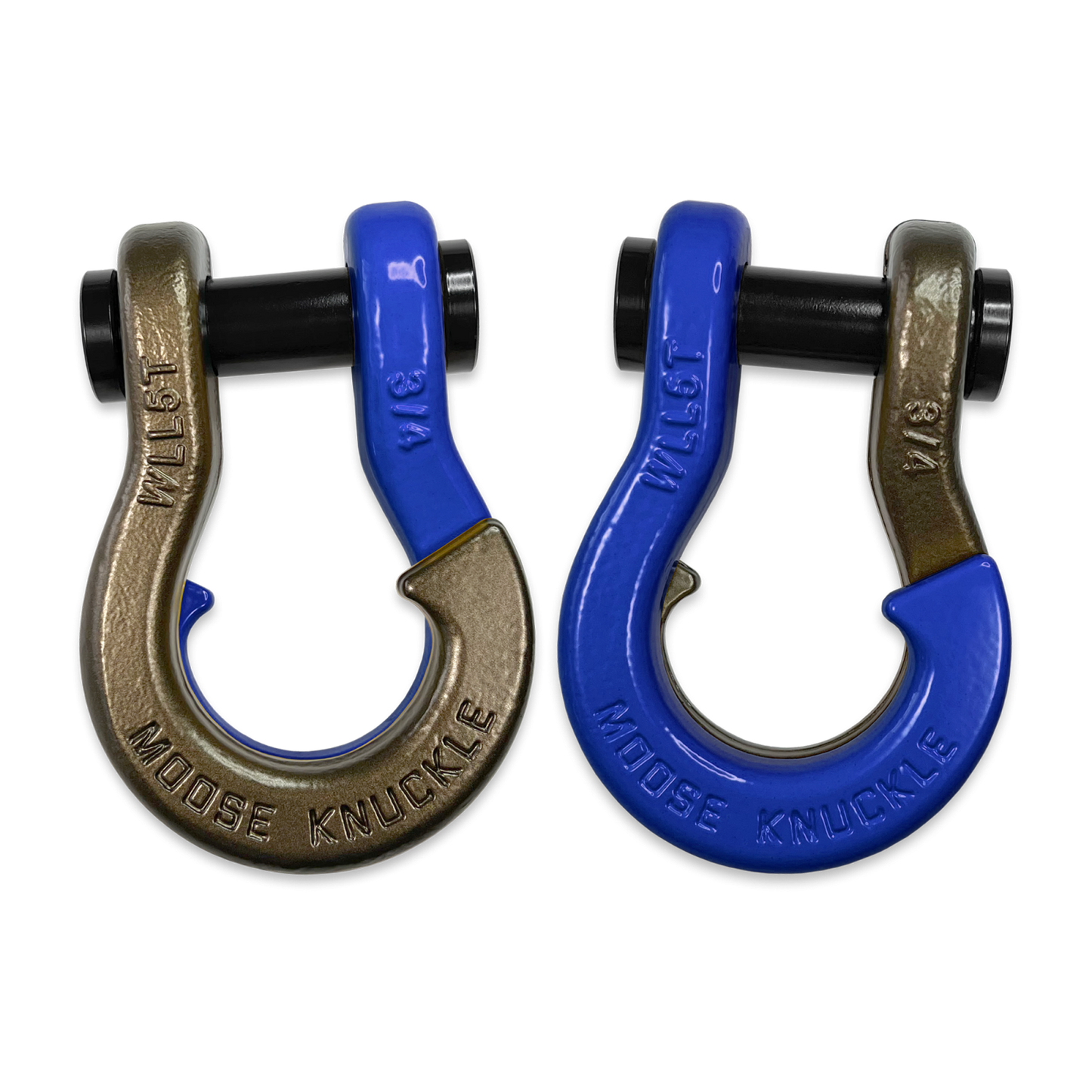 Jowl Recovery Split Shackle 3/4 Buff Bronze Moose Knuckle Offroad