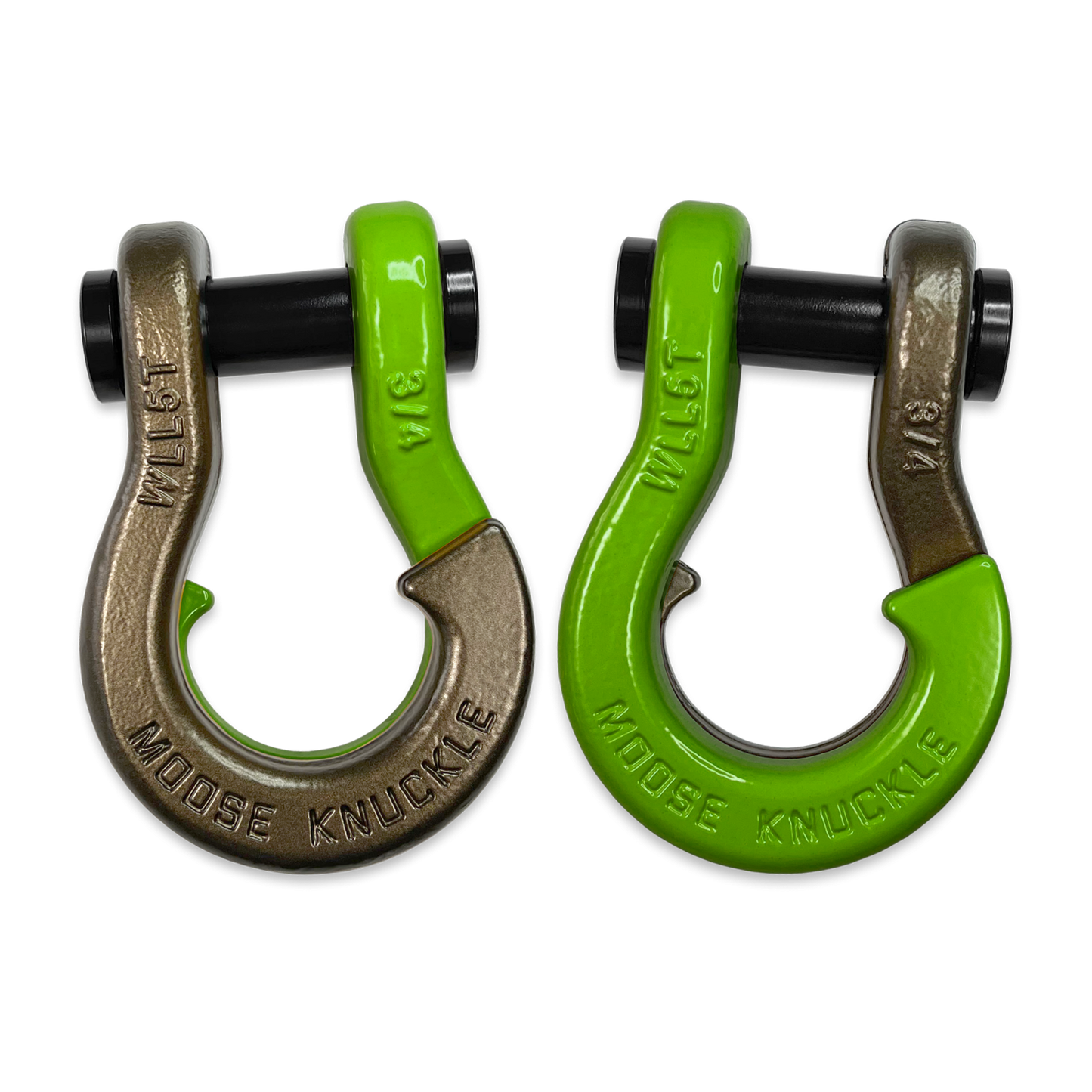 Jowl Recovery Split Shackle 3/4 Buff Bronze Moose Knuckle Offroad