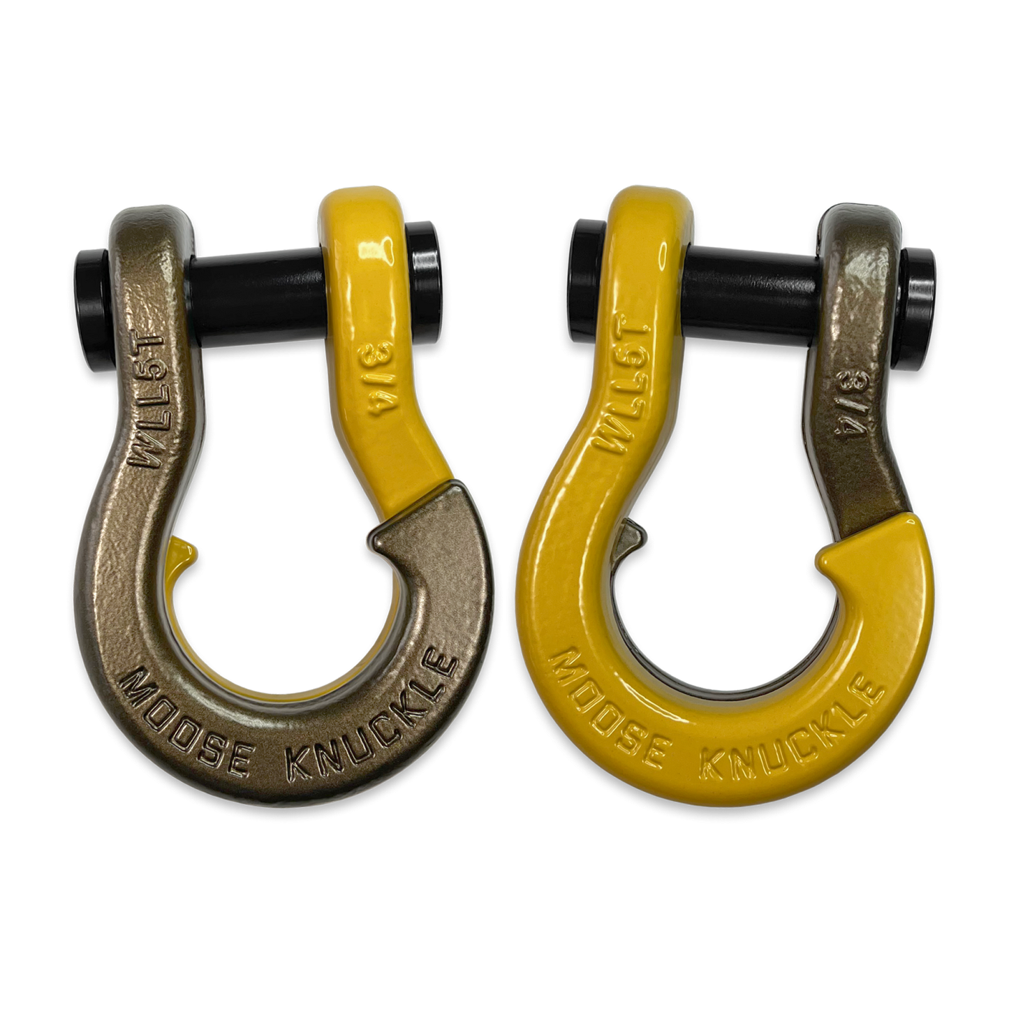 Jowl Recovery Split Shackle 3/4 Buff Bronze Moose Knuckle Offroad