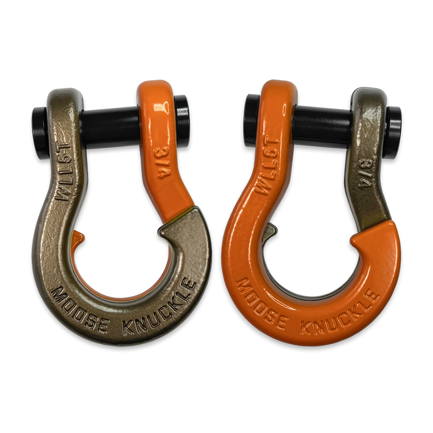 Jowl Recovery Split Shackle 3/4 Buff Bronze Moose Knuckle Offroad