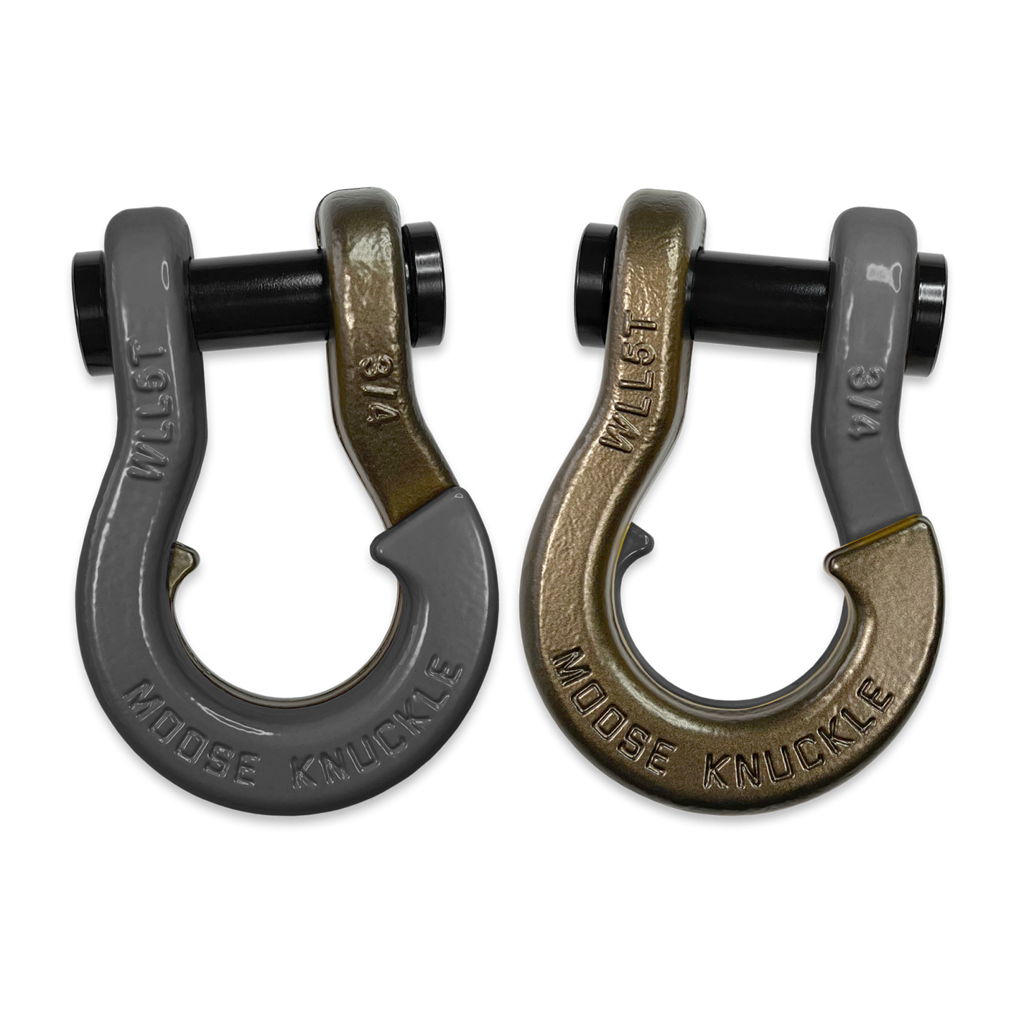Jowl Recovery Split Shackle 3/4 Gun Gray Moose Knuckle Offroad
