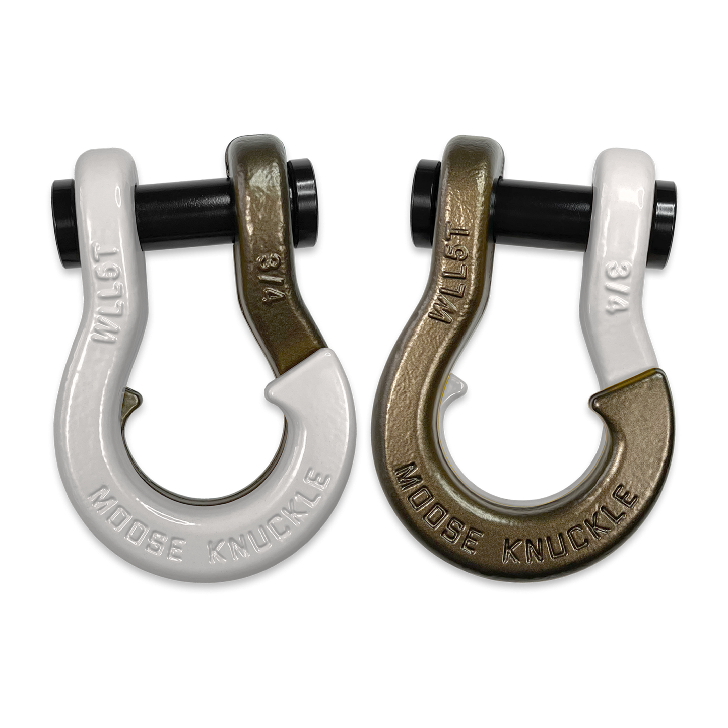Jowl Recovery Split Shackle 3/4 Pure White Moose Knuckle Offroad