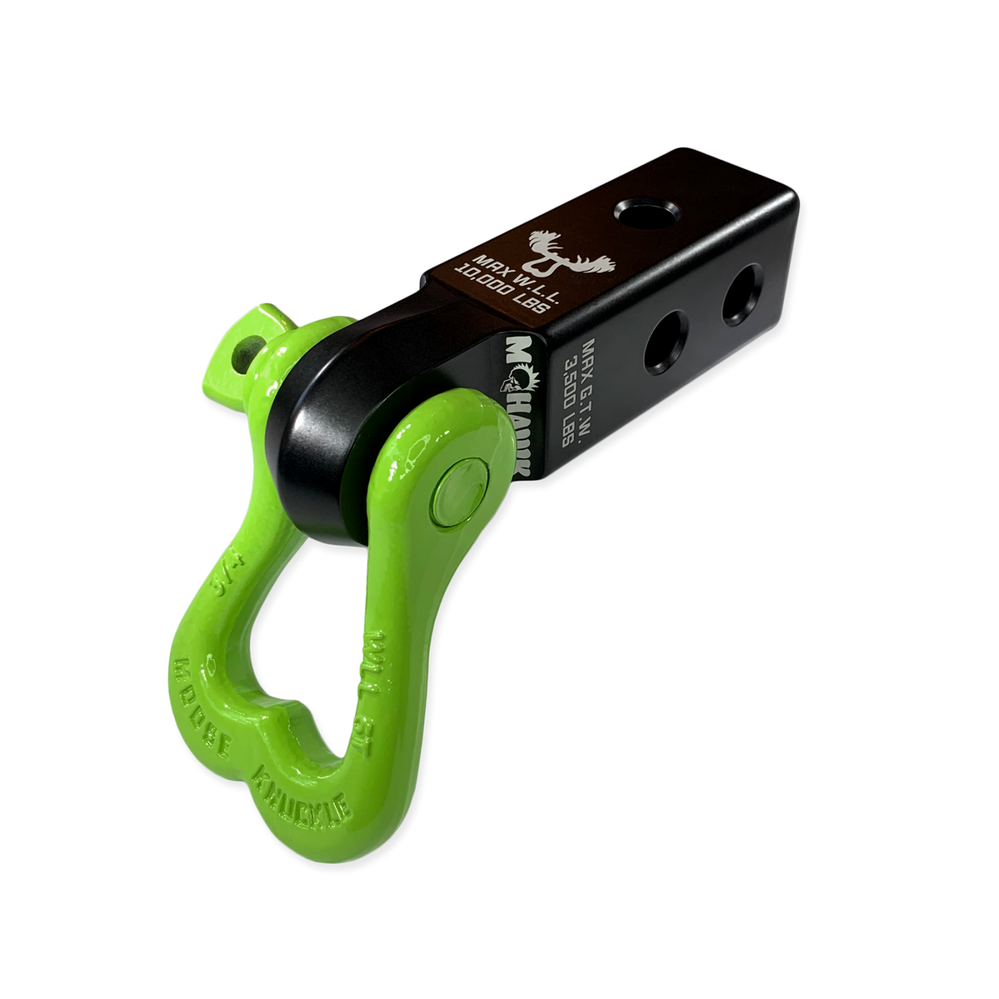 XL 3/4 Shackle and Mohawk 2.0 Receiver Combo Black Lung Moose Knuckle Offroad