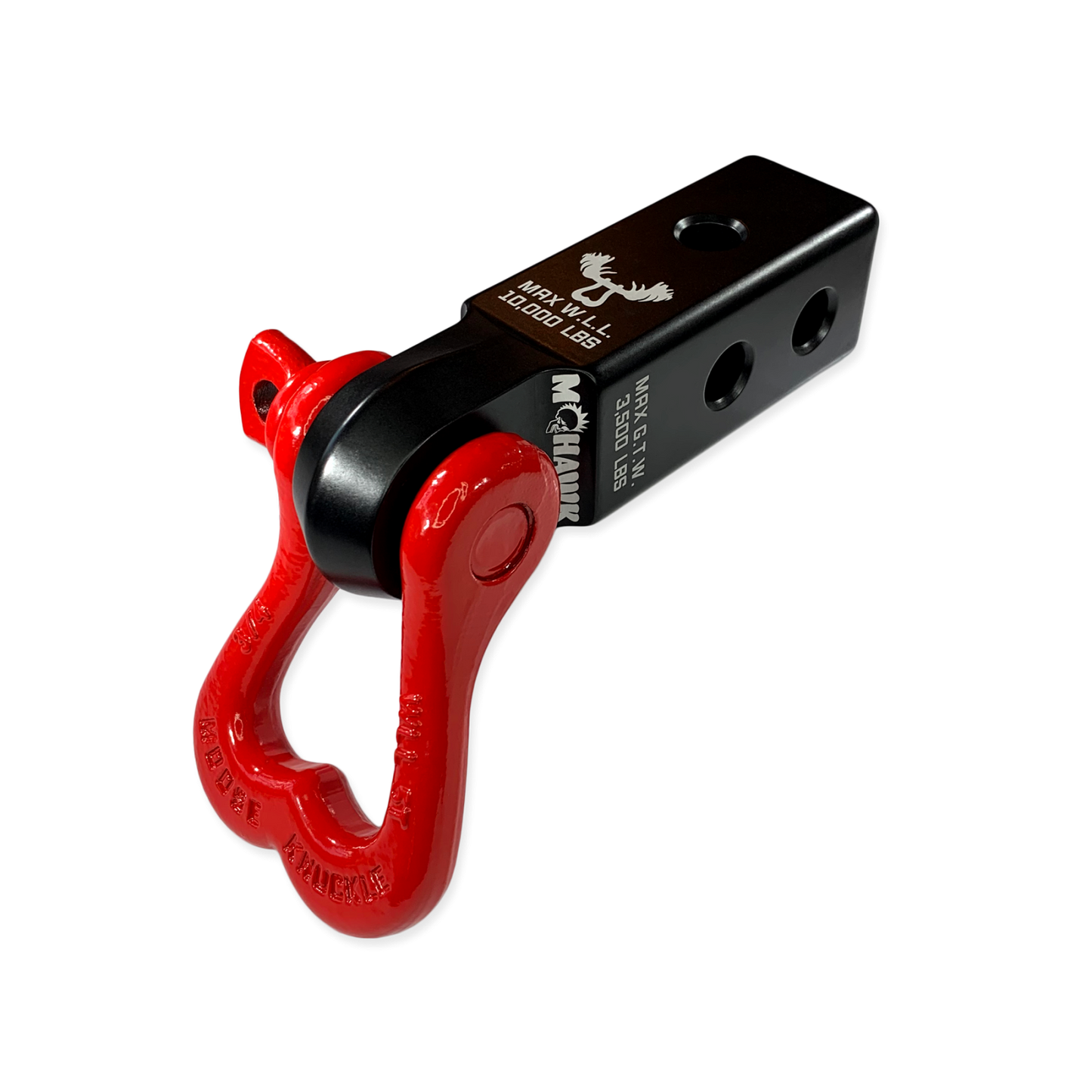 XL 3/4 Shackle and Mohawk 2.0 Receiver Combo Black Lung Moose Knuckle Offroad