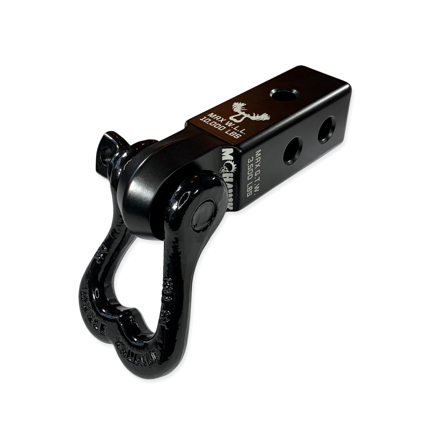 XL 3/4 Shackle and Mohawk 2.0 Receiver Combo Black Lung Moose Knuckle Offroad