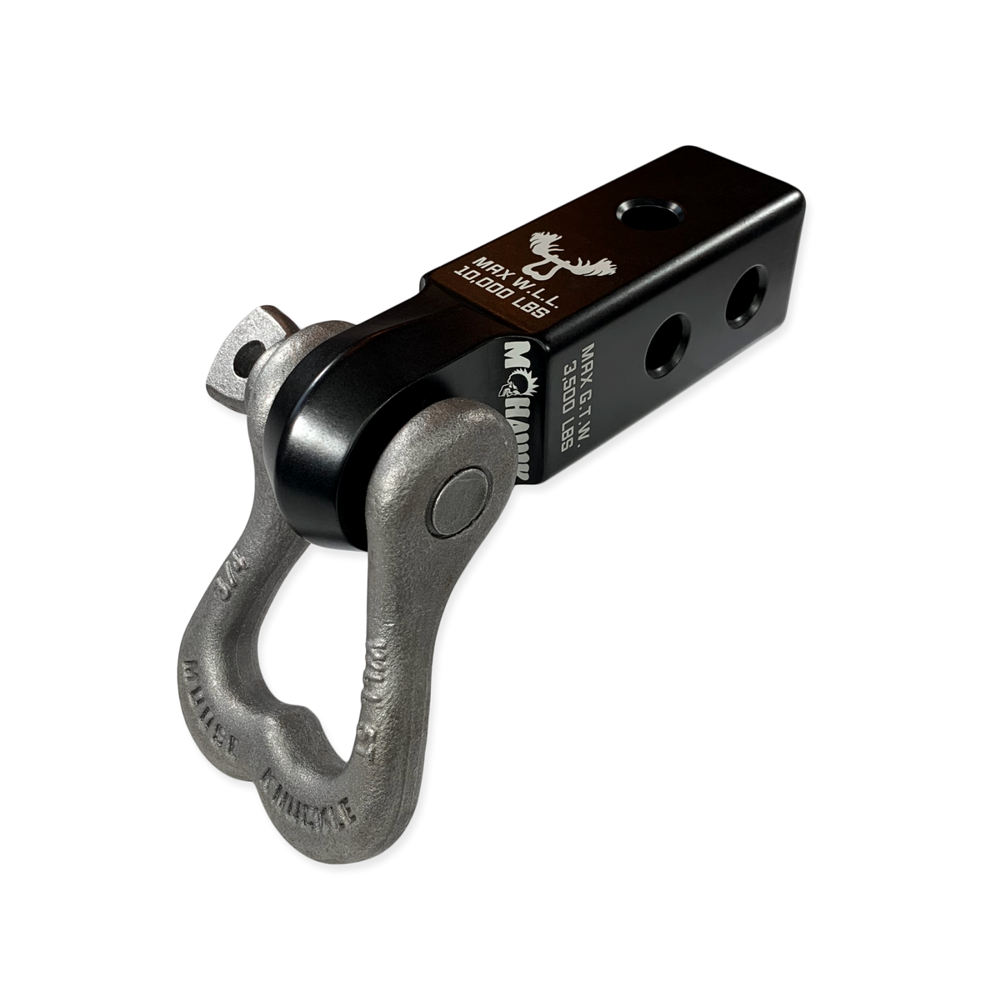 XL 3/4 Shackle and Mohawk 2.0 Receiver Combo Black Lung Moose Knuckle Offroad