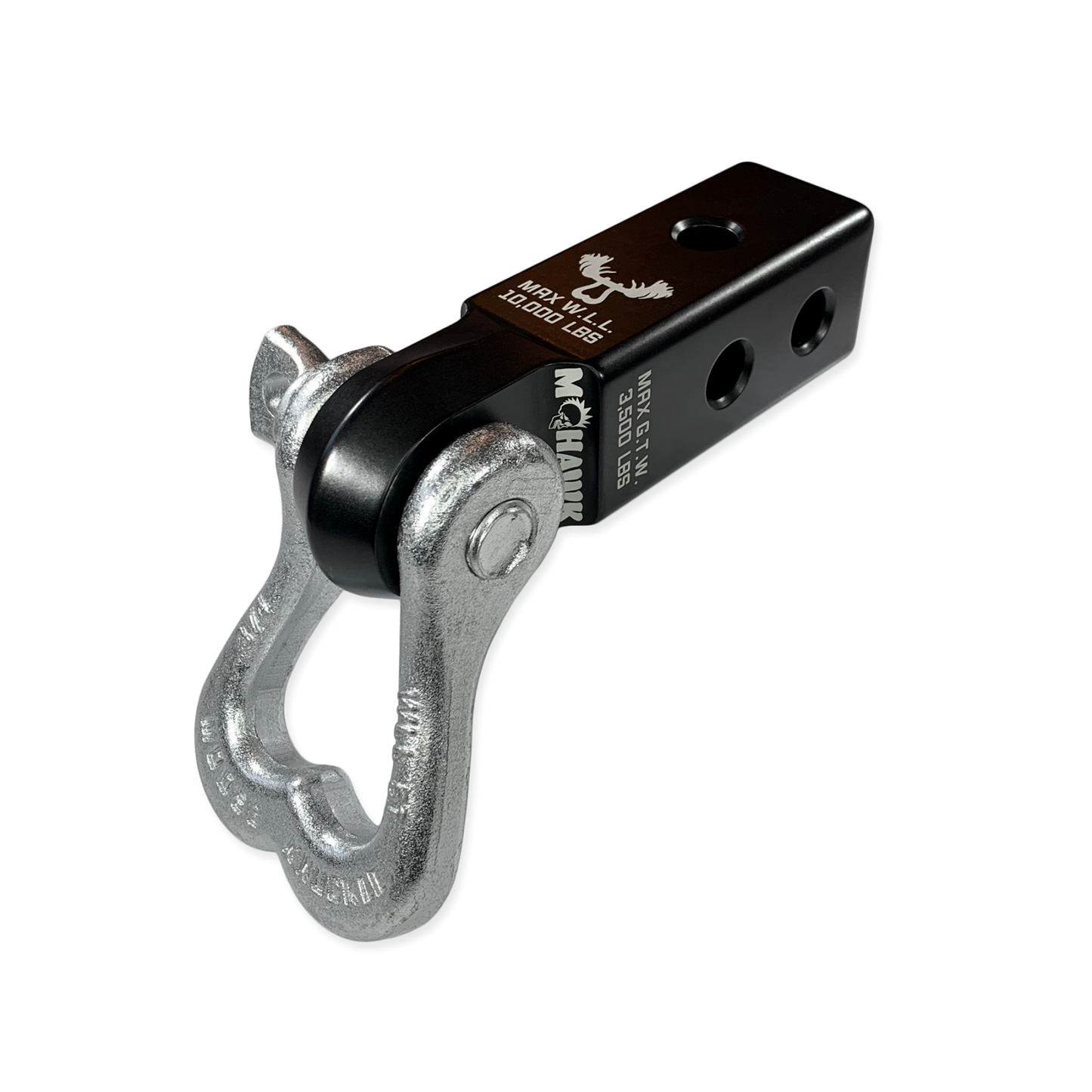 XL 3/4 Shackle and Mohawk 2.0 Receiver Combo Black Lung Moose Knuckle Offroad