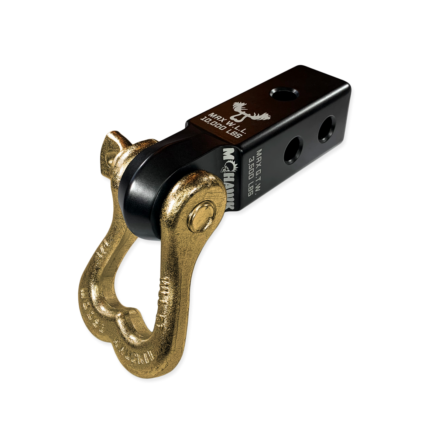 XL 3/4 Shackle and Mohawk 2.0 Receiver Combo Black Lung Moose Knuckle Offroad