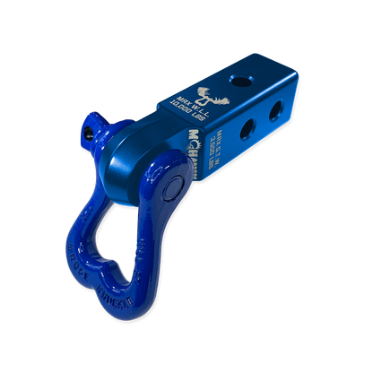 XL 3/4 Shackle and Mohawk 2.0 Receiver Combo Blue Pill  Moose Knuckle Offroad
