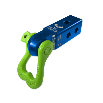 XL 3/4 Shackle and Mohawk 2.0 Receiver Combo Blue Pill  Moose Knuckle Offroad