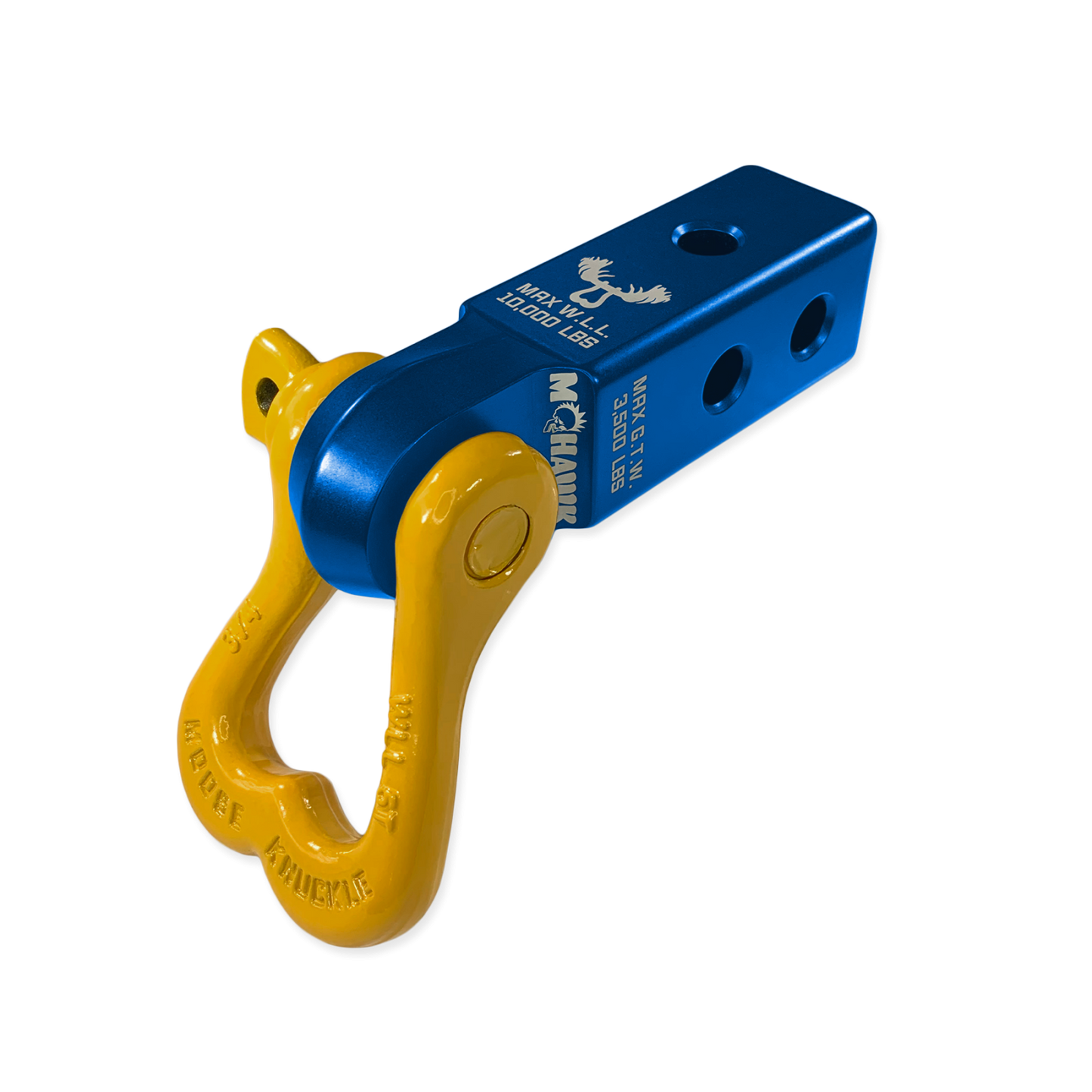 XL 3/4 Shackle and Mohawk 2.0 Receiver Combo Blue Pill  Moose Knuckle Offroad