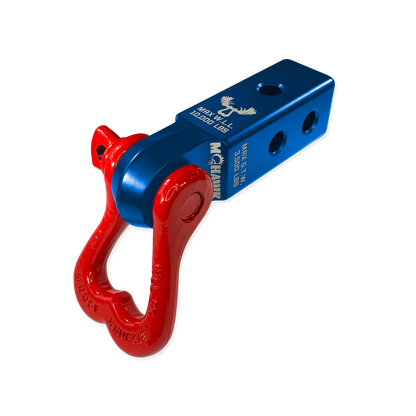 XL 3/4 Shackle and Mohawk 2.0 Receiver Combo Blue Pill  Moose Knuckle Offroad