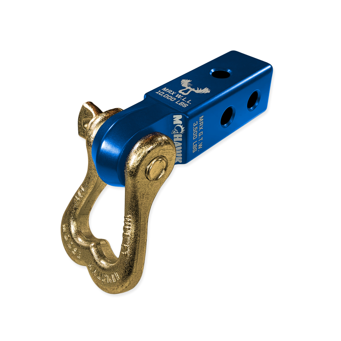 XL 3/4 Shackle and Mohawk 2.0 Receiver Combo Blue Pill  Moose Knuckle Offroad