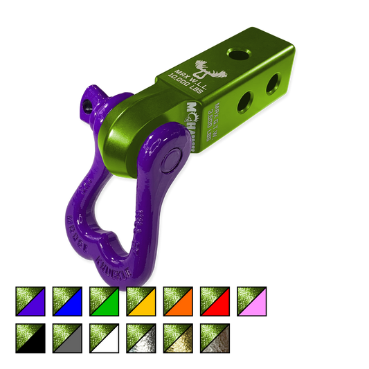 XL 3/4 Shackle and Mohawk 2.0 Receiver Combo Bean Green Moose Knuckle Offroad