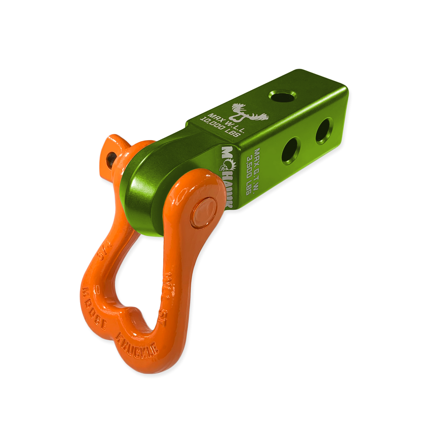 XL 3/4 Shackle and Mohawk 2.0 Receiver Combo Bean Green Moose Knuckle Offroad
