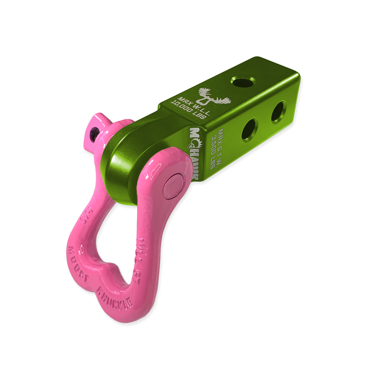 XL 3/4 Shackle and Mohawk 2.0 Receiver Combo Bean Green Moose Knuckle Offroad