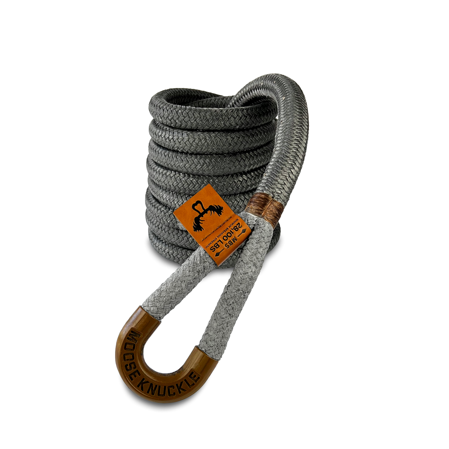 Lug Line Stretch Recovery Rope Gun Gray 10-30 Feet Moose Knuckle Offroad