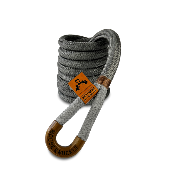 Lug Line Stretch Recovery Rope Gun Gray 10-30 Feet Moose Knuckle Offroad
