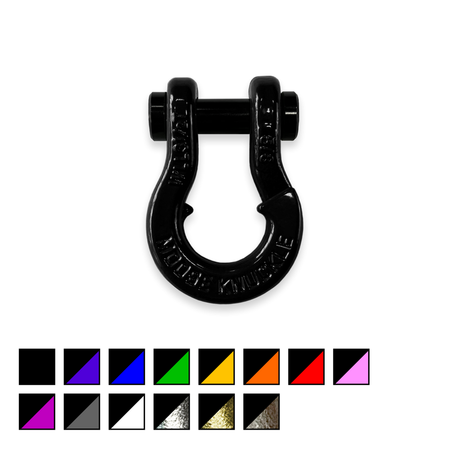 Jowl Split Shackle 5/8 Black Hole Moose Knuckle Offroad