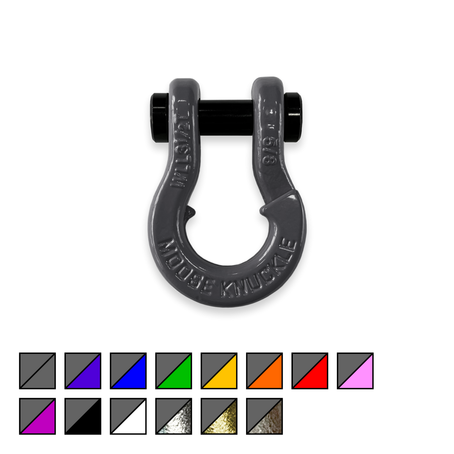 Jowl Split Shackle 5/8 Gun Gray Moose Knuckle Offroad