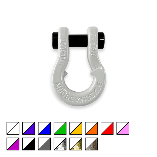 Jowl Split Shackle 5/8 Pure White Moose Knuckle Offroad