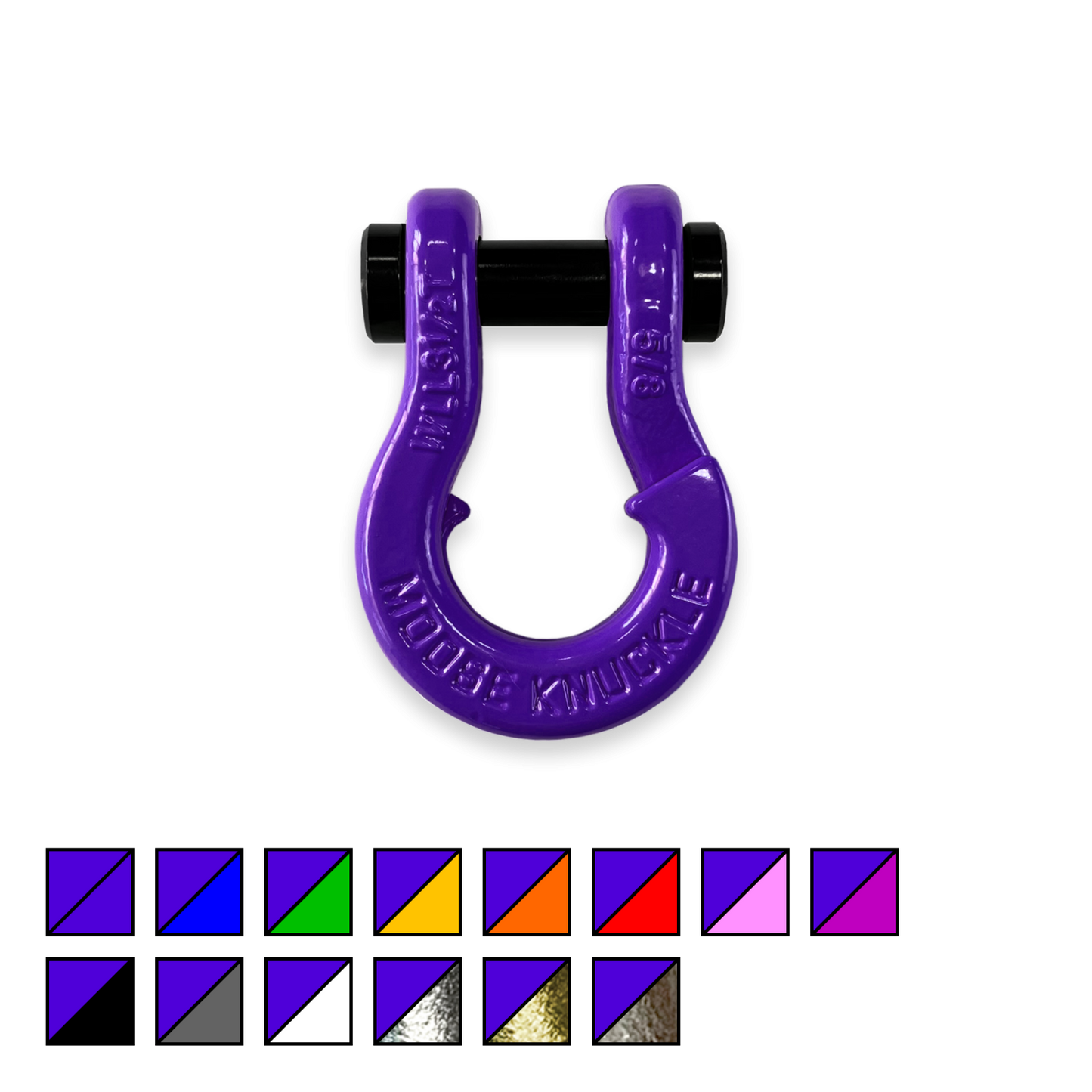 Jowl Split Shackle 5/8 Grape Escape Moose Knuckle Offroad