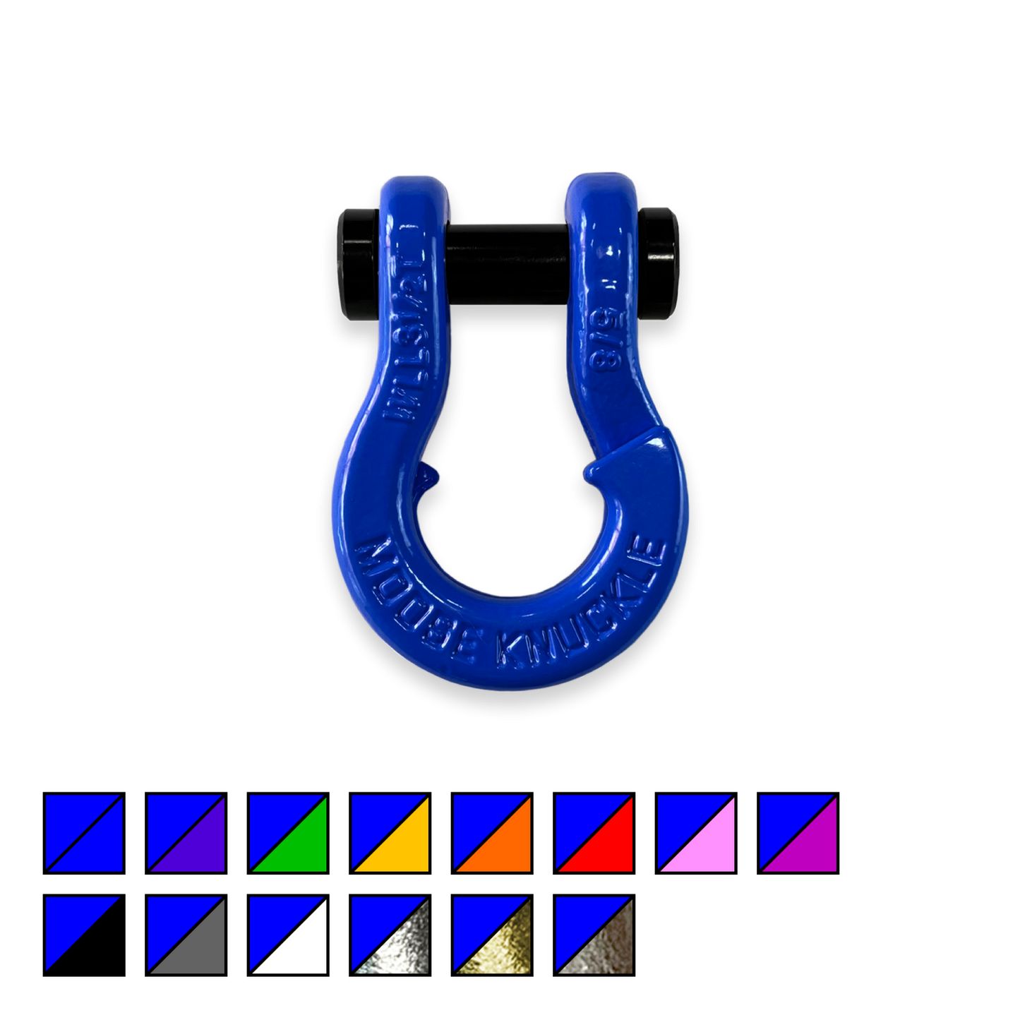Jowl Split Shackle 5/8 Blue Balls Moose Knuckle Offroad