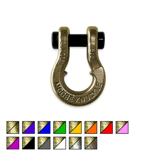 Jowl Split Shackle 5/8 Brass Knuckle Moose Knuckle Offroad