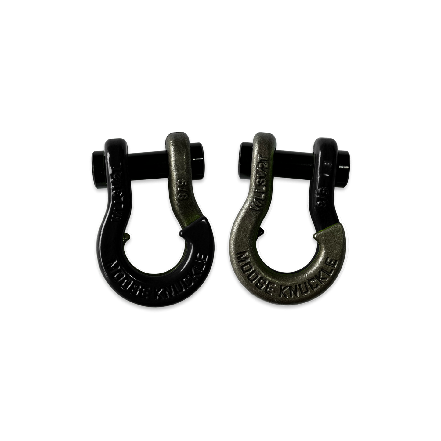 Jowl Split Shackle 5/8 Black Hole Moose Knuckle Offroad