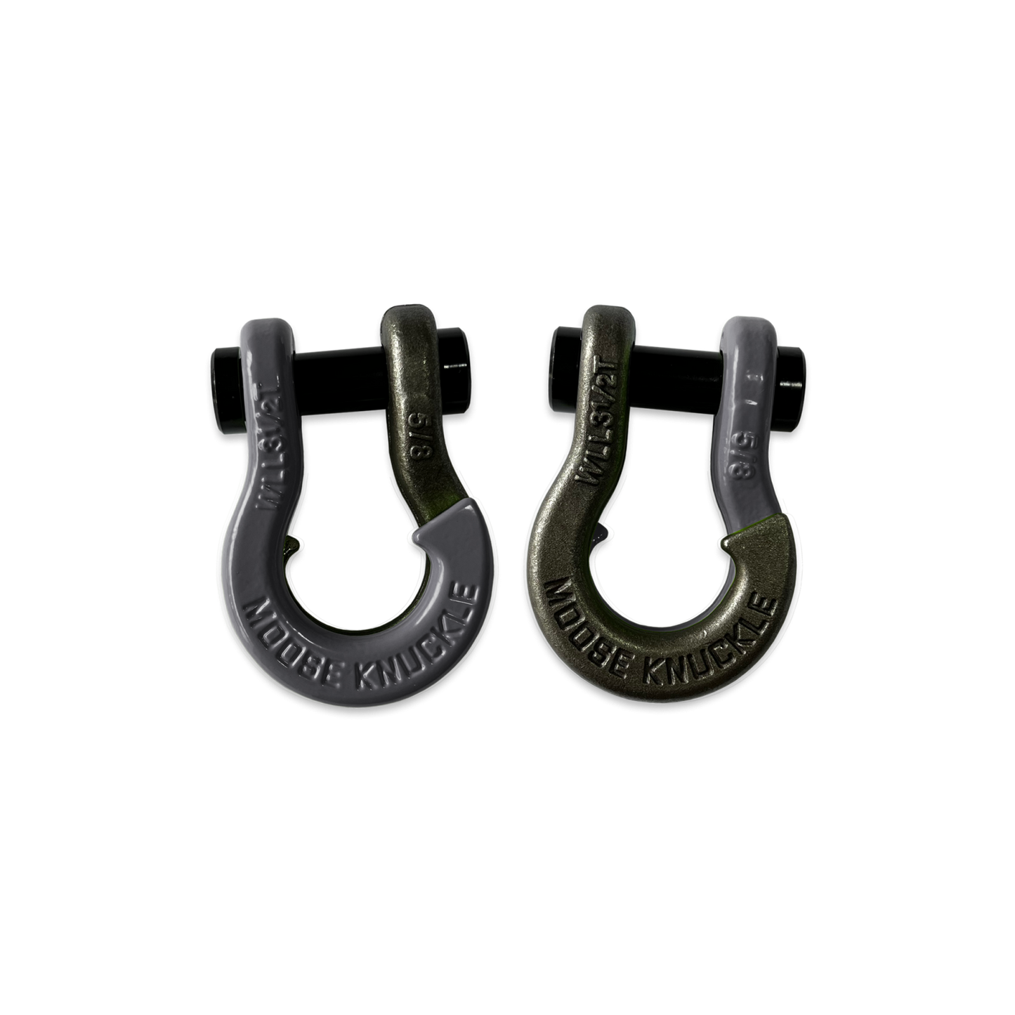 Jowl Split Shackle 5/8 Gun Gray Moose Knuckle Offroad