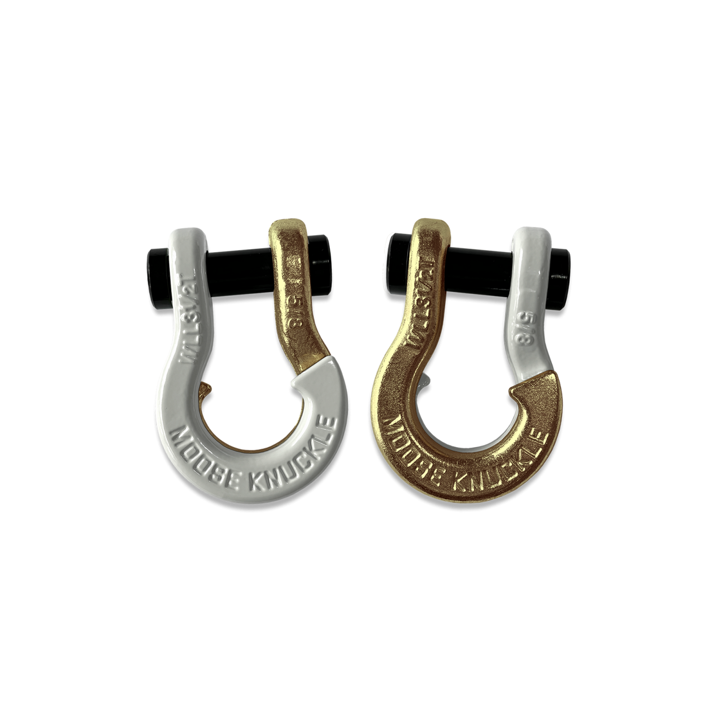 Jowl Split Shackle 5/8 Pure White Moose Knuckle Offroad